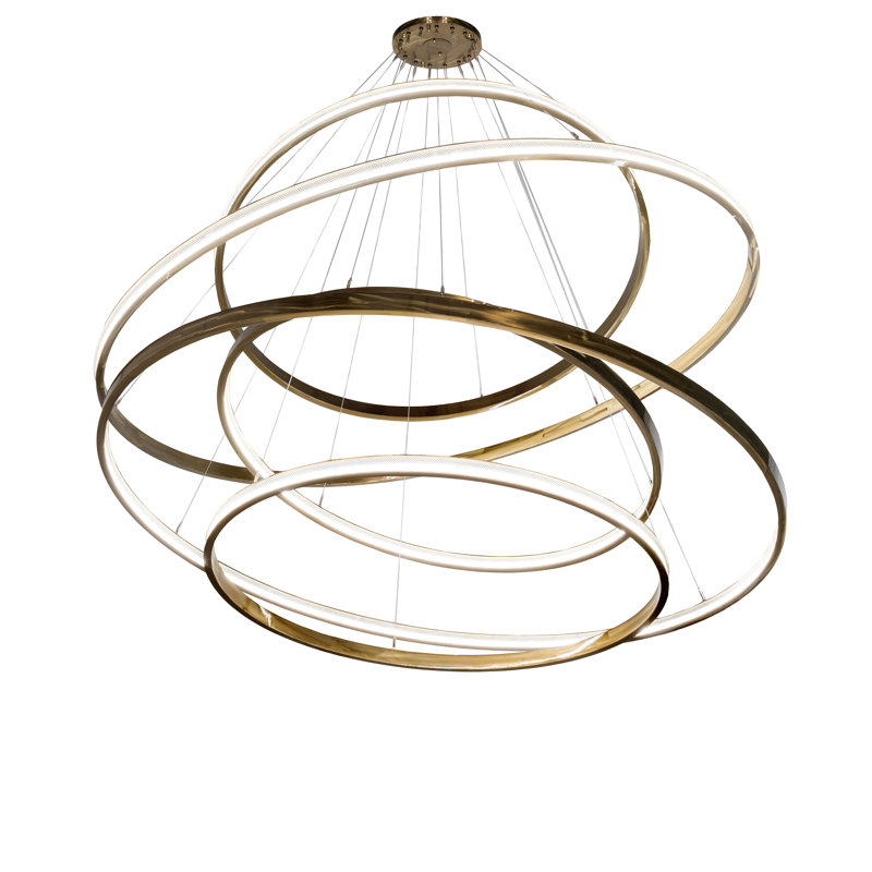 Dimmable LED Geometric Chandelier