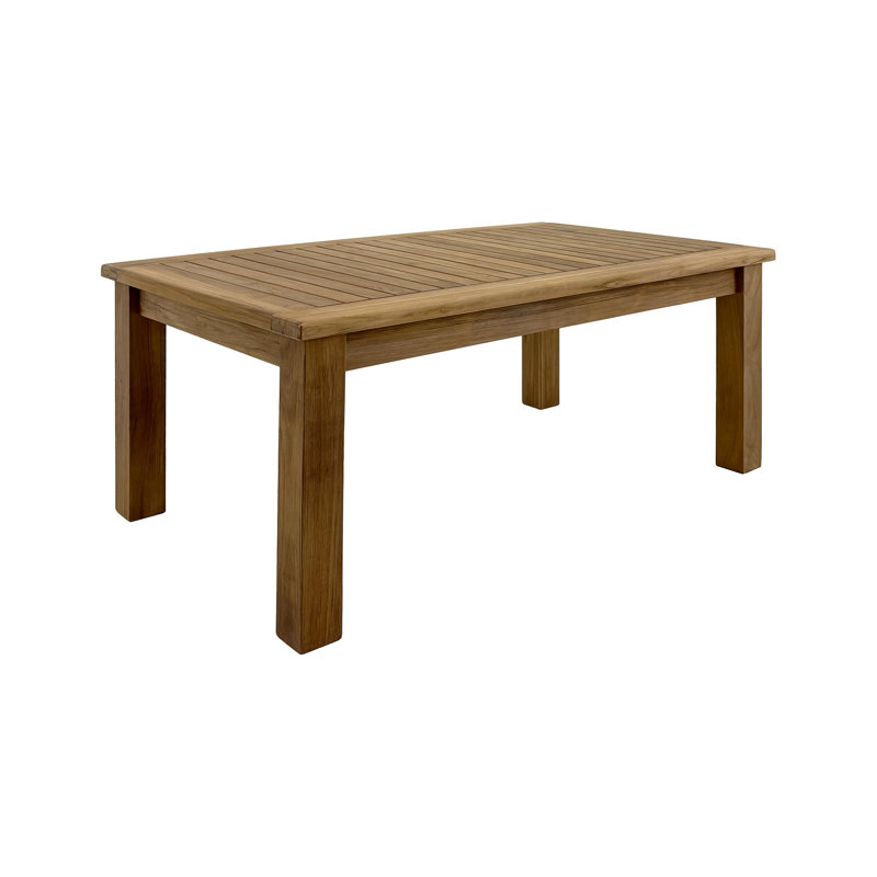 Table basse intérieure / extérieure en teck naturel Kauai