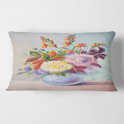 Floral Throw Pillow