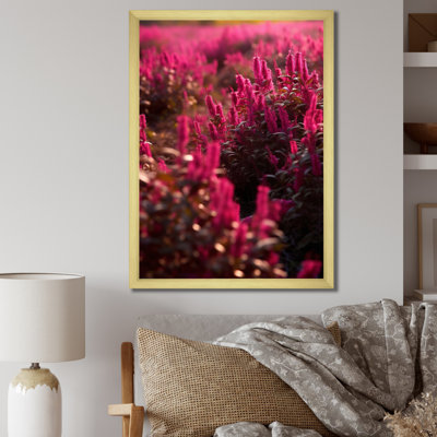 " Fushia Blooming Abstraction IV "