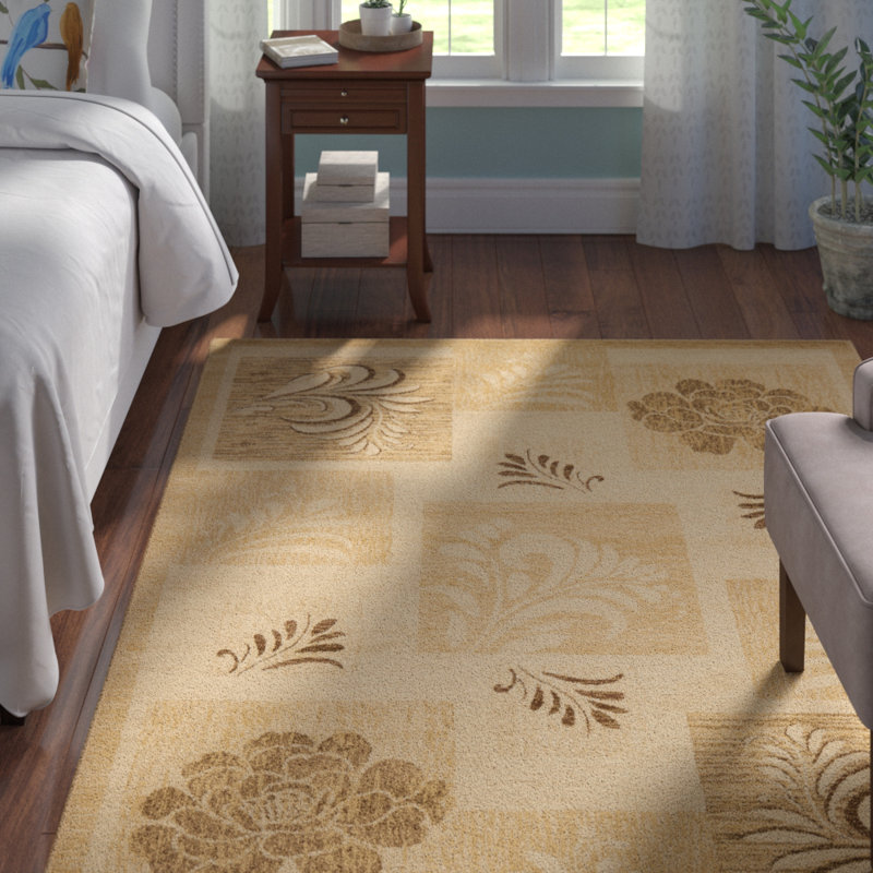 Klose Performance Floral Rug, Rectangle 6'7" x 9'6"