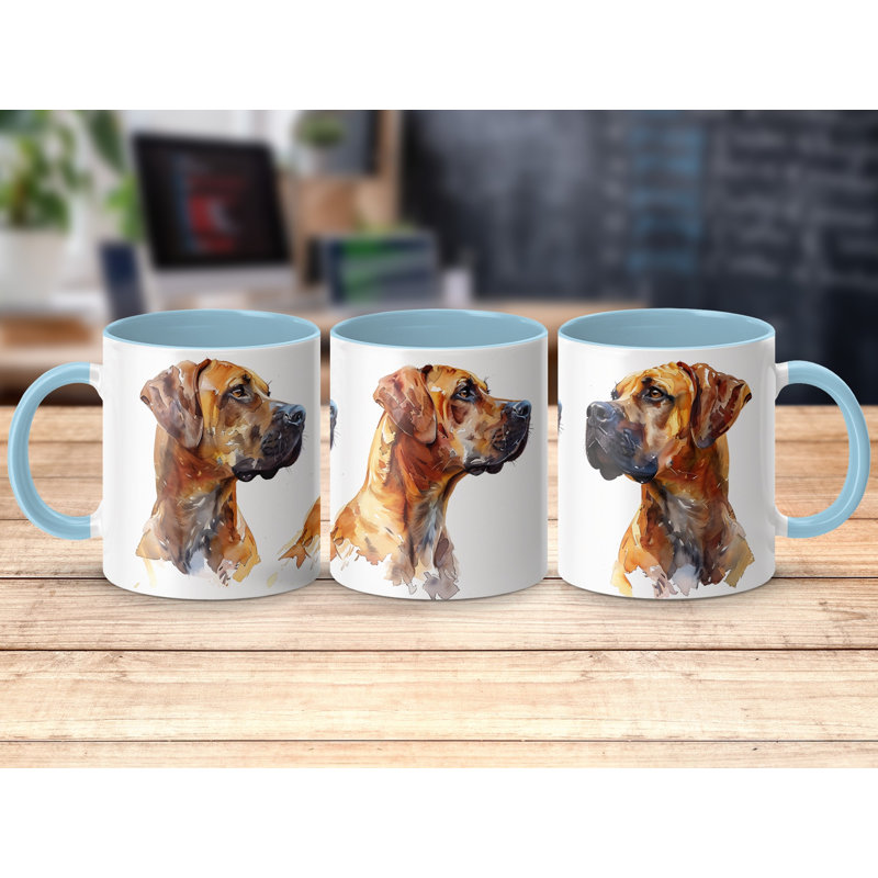 Mug, 3, Light Blue