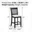 Tabouret de comptoir 25 po Sarles