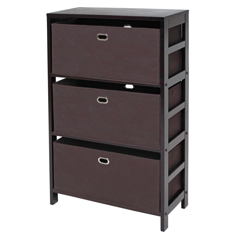 Eleia Bookcase, Black/Brown