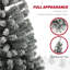 Arbre de Noël pré-éclairé 7,5 pi HOMcom-532563315