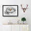 Bald Eagle Bird in Abstract - Picture Frame Graphic Art Print-55683366-55683364