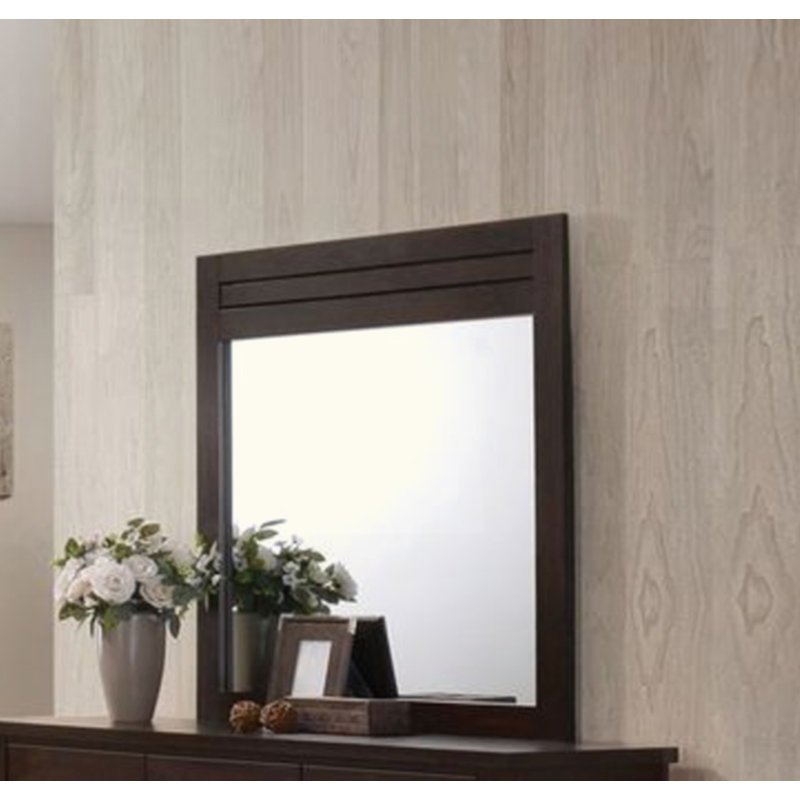 Mahogany Finish Mirror
