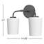 Éclairage pour salle de bain à intensité variable 2 lumières Fitz-1207621315