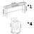 Kalvyn 4 - Person Solid Wood Top Trestle Dining Set-1767407455-1767407454