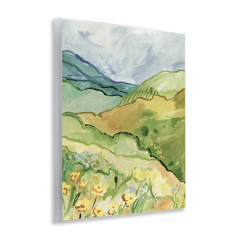 "Spring Meadow Rolling Hills", art par Victoria Barnes