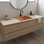 Lavabo de salle de bain carré en cuivre de 15 po Ambiente - Lavabo martelé, lavabo encastré ou encastré, vasque compacte, lavabo en cuivre fabriqué à la main, lavabos de salle de bain haut de gamme, lavabo élégant