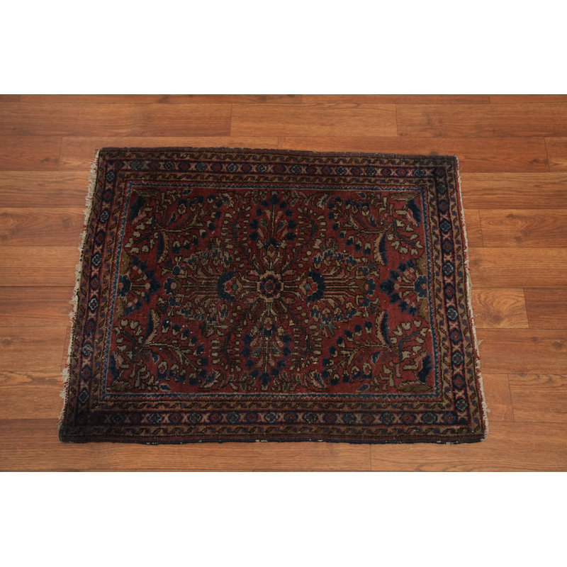 Antique Wool Square Traditional Rug 2x2