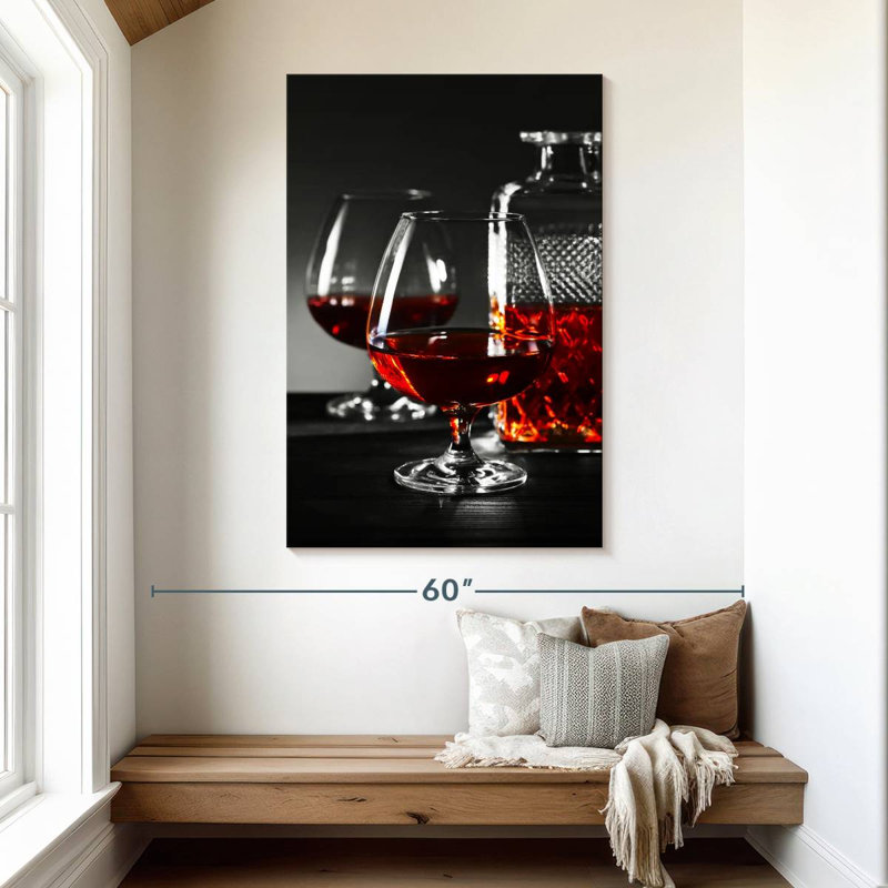 " Cognac Drinks " by SodaPopArt, 48" H x 32" W x 1.25" D