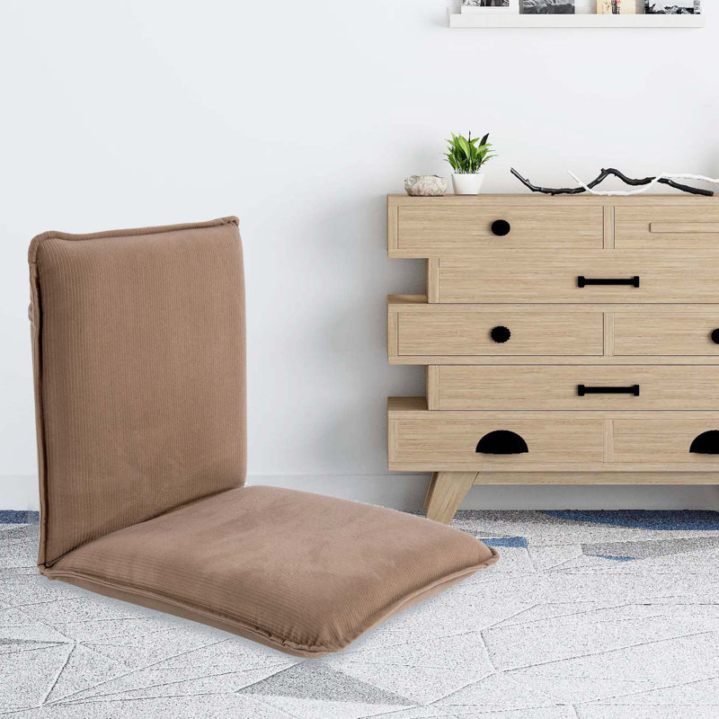 Chaise de jeu pliante Sundale, Marron clair
