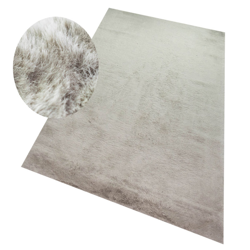 Suzanna Solid Colour Area Rug, Rectangular 80 x 150cm
