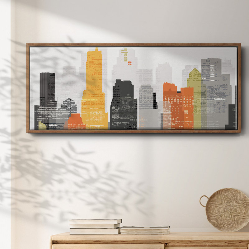 Element City - toile encadrée, H 20 po x l 50 po