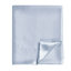 Ensemble de draps 6 pièces en satin de satin bleu luxueux - infroissable, aide à garder les cheveux doux, comprend 1 drap plat, 4 taies d'oreiller ajustées et une texture douce