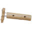 Langdon Solid Wood Tabletop Wine Bottle Rack in Brown