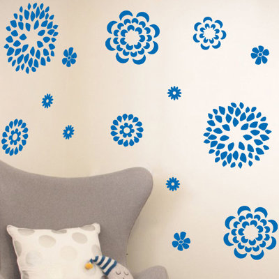 Adhésif décoratif motif floral