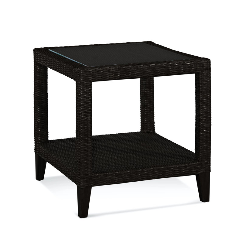 Long Beach 24" Tall End Table, Nickel