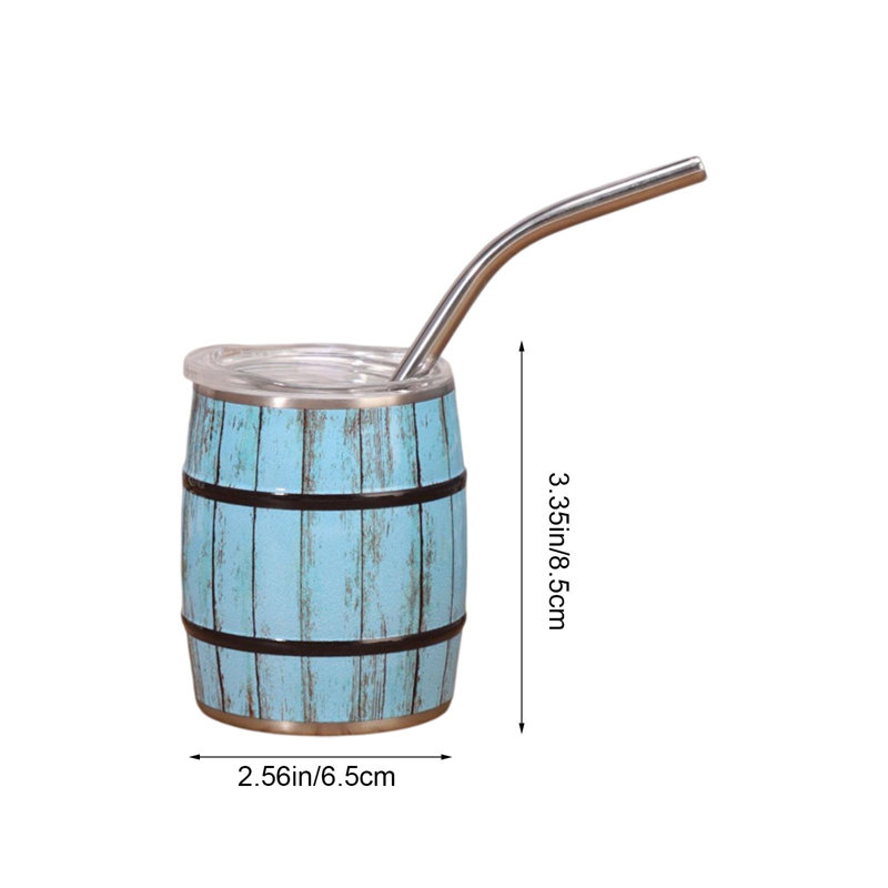 Tasse à bière en acier inoxydable 304, Bleu