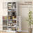 Pantry Cabinet With Adjustable Shelves, Doors