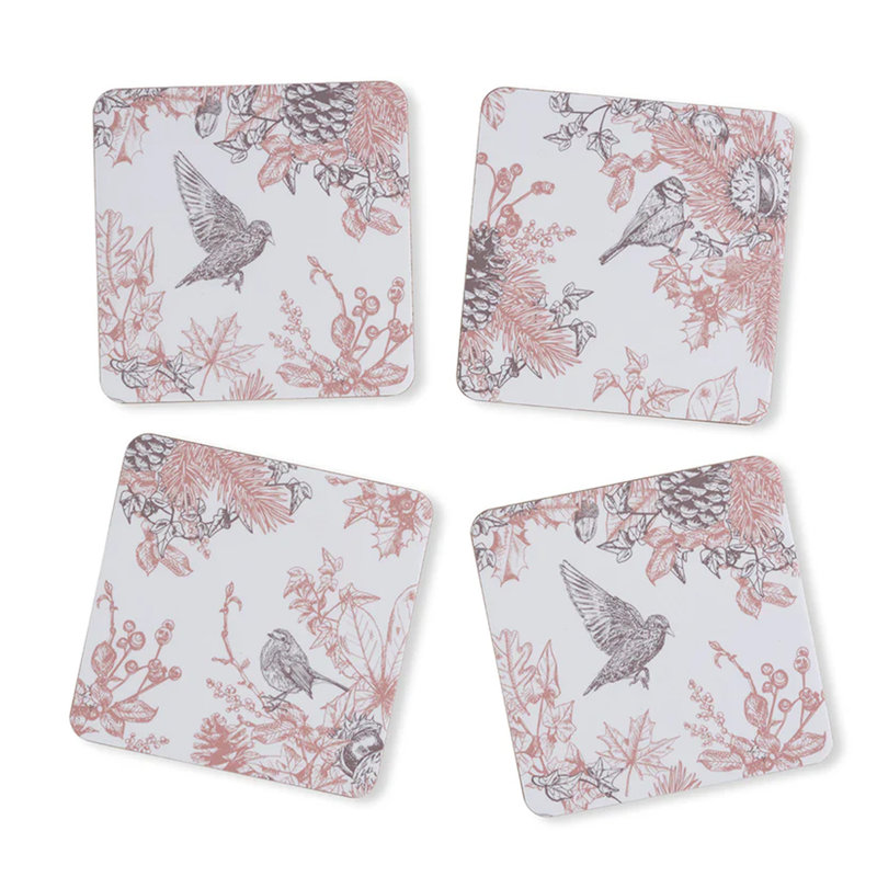 Cork Square 4 Piece Coaster Set