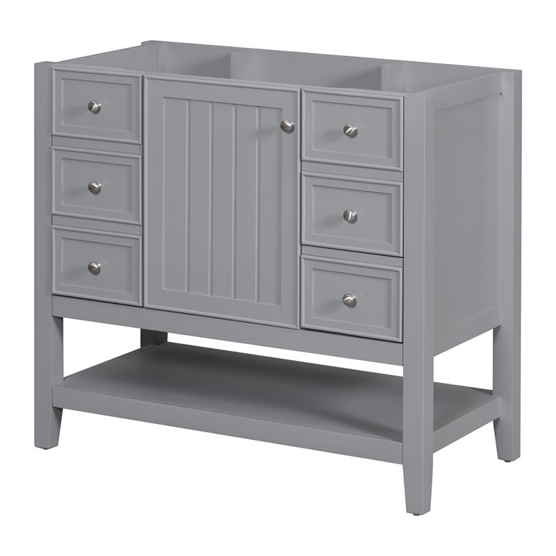 Base de meuble-lavabo simple 35,51 Mulina seulement, Gris