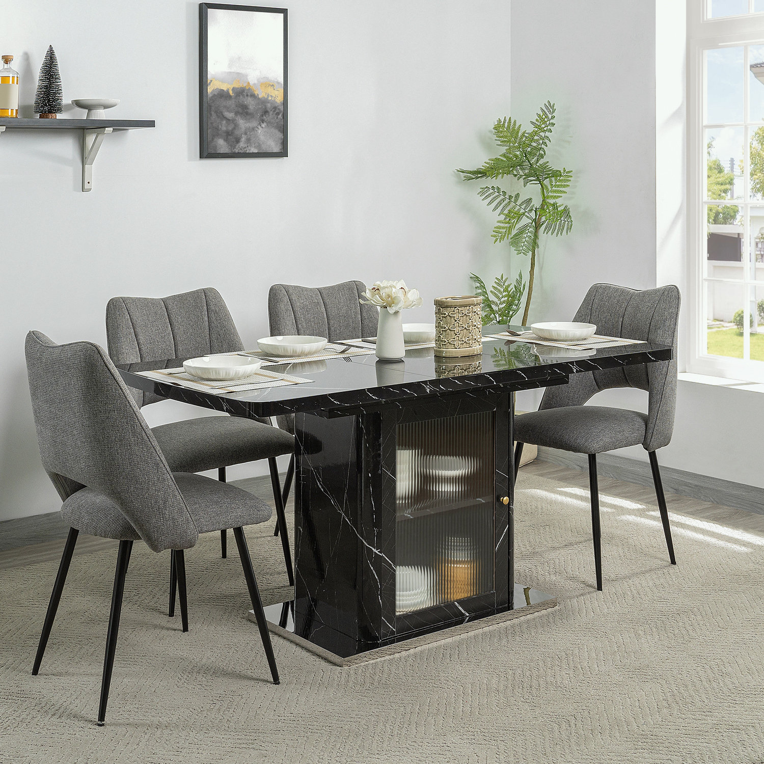 George Oliver Modern Rectangle Dining Table - Wayfair Canada