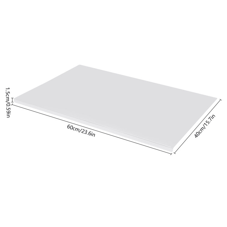 Lomana Large Non-SlipLShape Pastry Board Stainless Steel Chopping Board