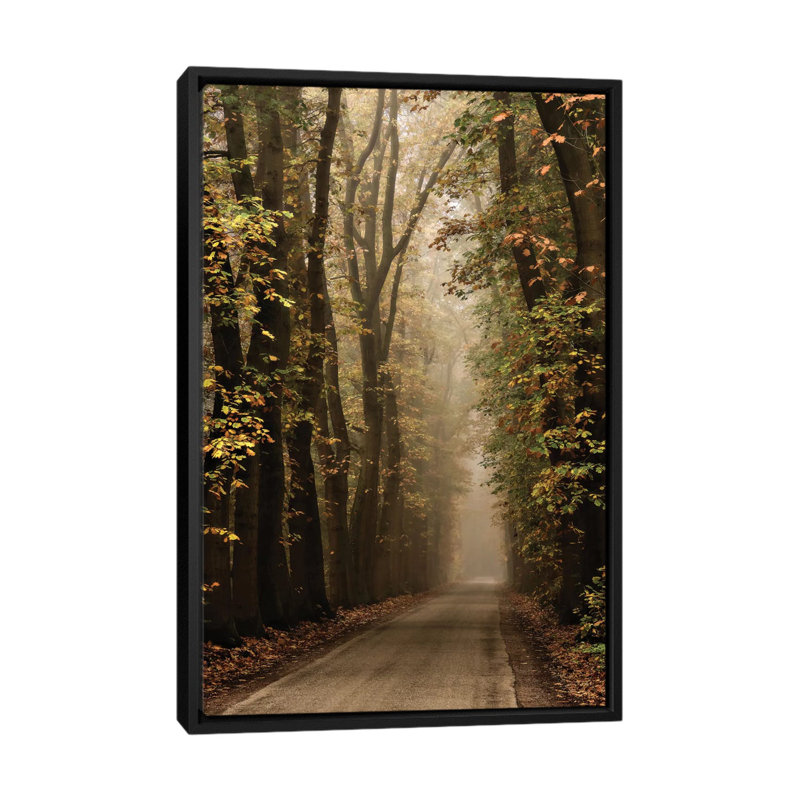 " Folia " by Lars Van De Goor, 26" H x 18" W x 1.5" D, Black Framed Canvas, No Matte