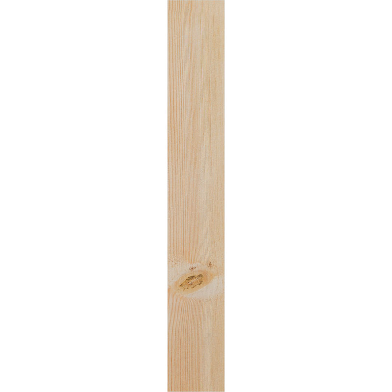 Corbeau Carmel, H 24 po x l 3,5 po x P 8 po, Sapin de Douglas, Lisse