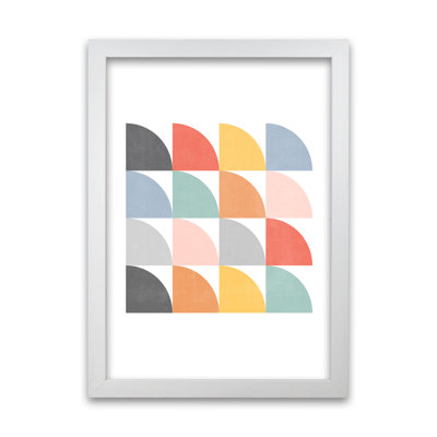 Scandinavian Quarter Circles Original - Print