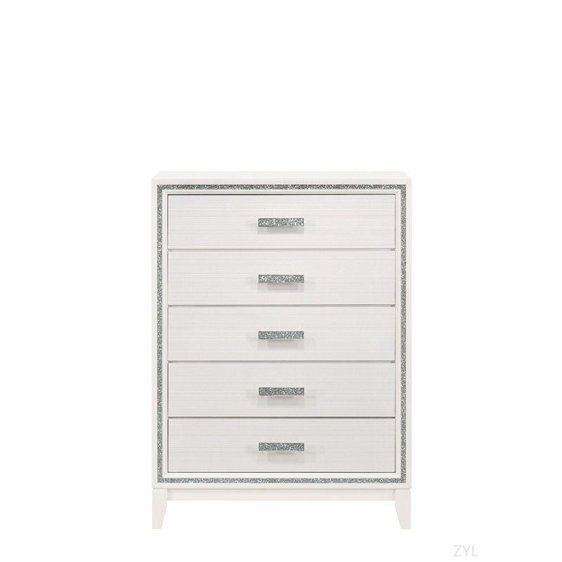 Commode blanche Haiden, Blanc