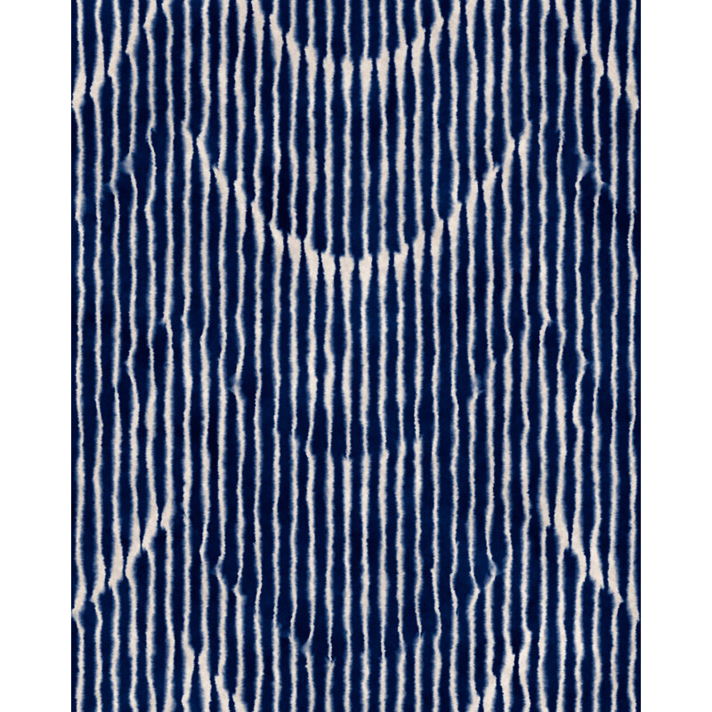 Indigo Addiction Chevron Wallpaper Roll
