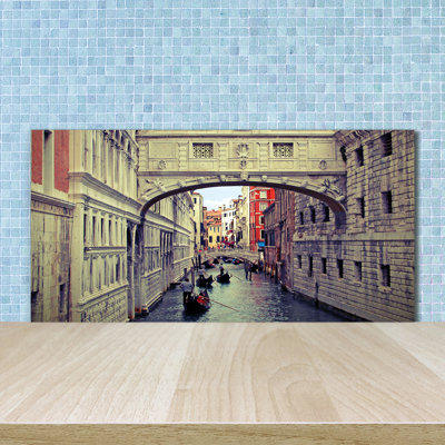 Alekay Beige - Venice Italy - No Frame Print on Glass