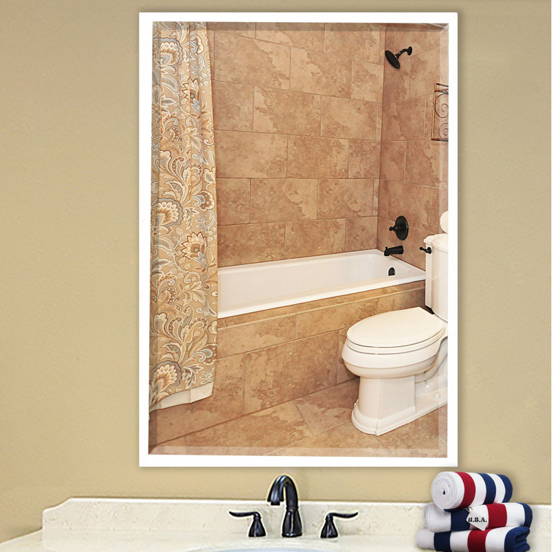 Rashedah Metal Flat Wall Mirror, 27.43" H x 21.43" W