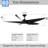 Kaylanie 60'' Ceiling Fan with LED Lights