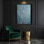 Abstract Florals 97 Blue Canvas Wall Art-100149541