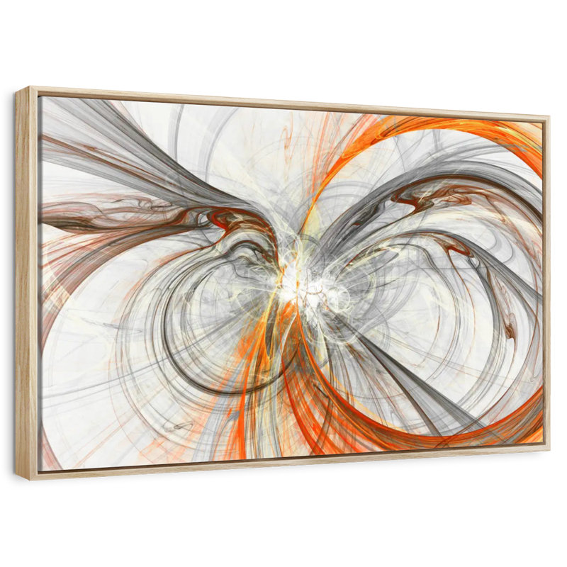 An Cannady, Cadre flottant en bois naturel, 43 po x 29 po