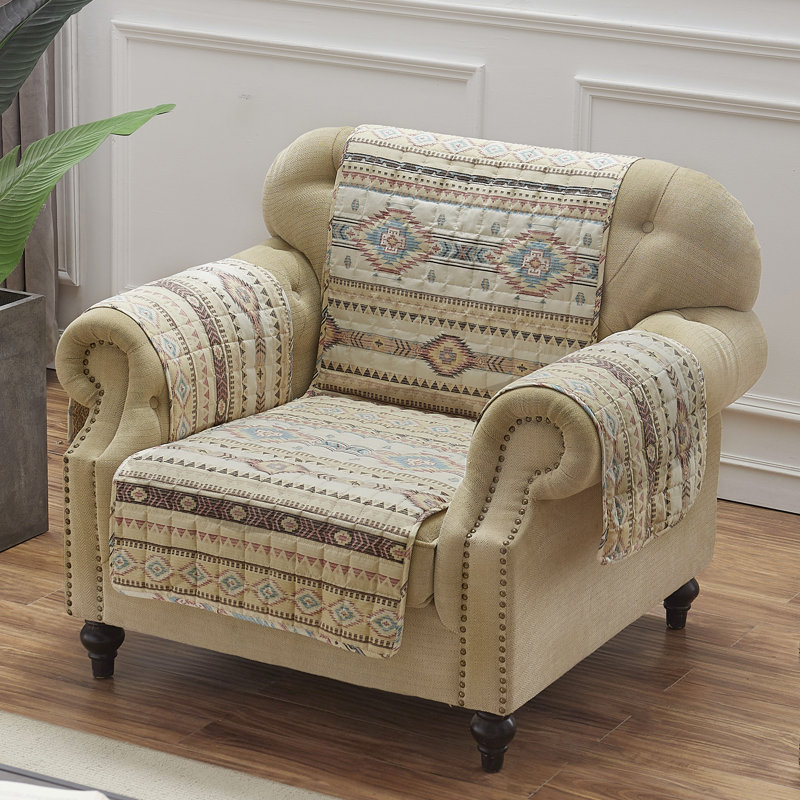 Housse réversible pour fauteuil Phoenix Southwest Geo, Tan