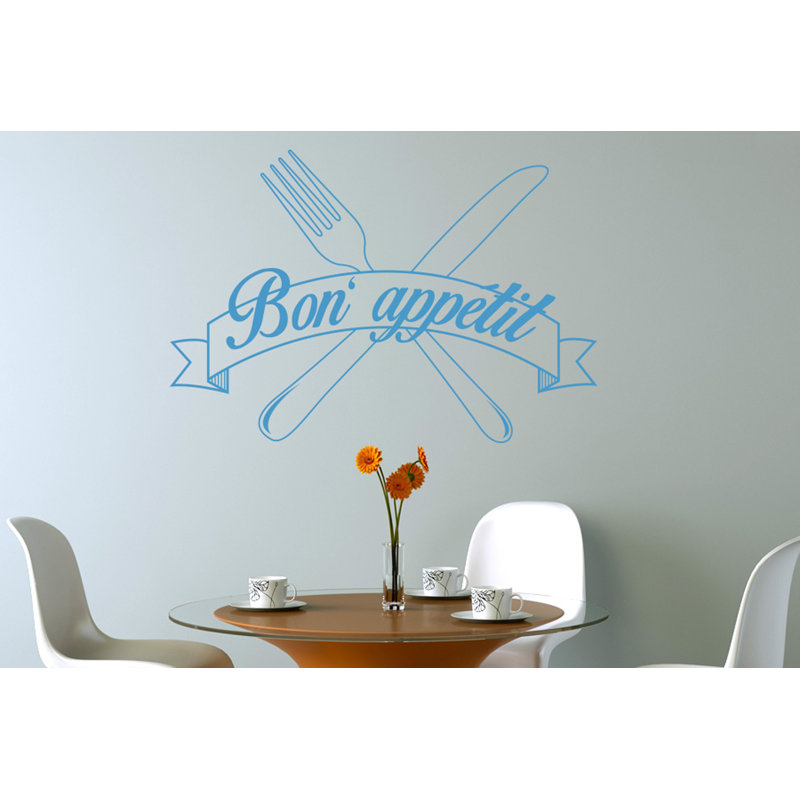 Wall Decal, Blue, Large