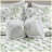 4-Piece King Solid Green Quilt Set with Decorative Pillow