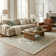 Alosio Vintage Medallion Handmade Natural Wool Area Rug, Sea Green