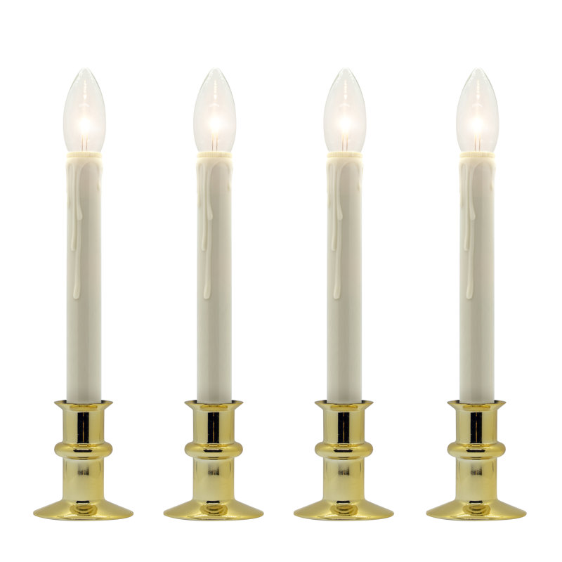 Hugger Twinkle Window Candle, Gold