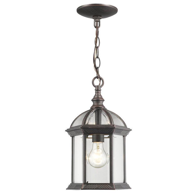 Polson 1 - Light Lantern Pendant, Rust