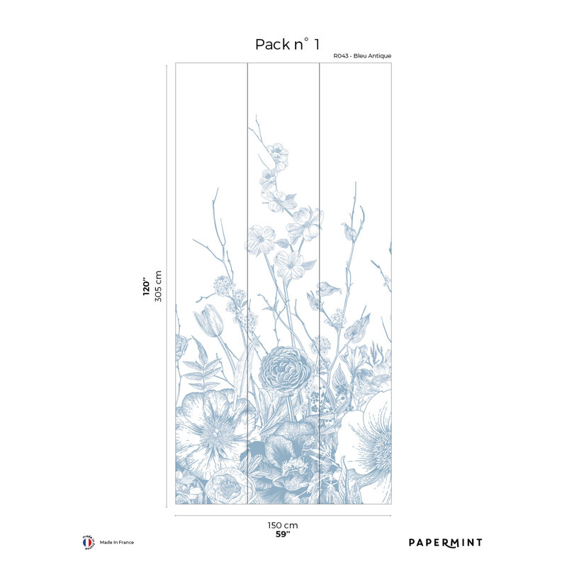  Flora Pack 1 Arnault, Pack 1, Blue