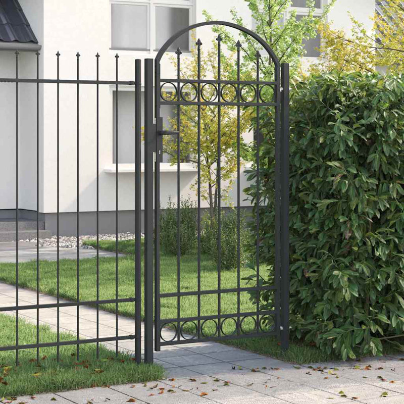 Gate with Gate in Grey, 100 x 250 cm