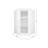24" × 24" × 30"/36"/42" Camlock Easy to Assemble Wall Cabinet Glass NOT Included-98727605