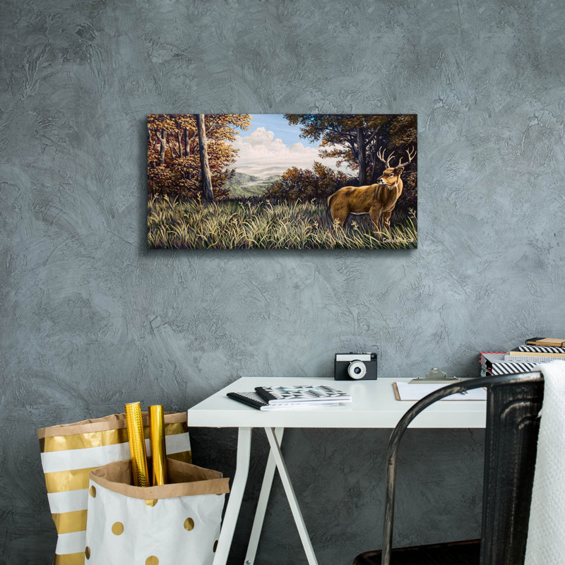  «King of the Blue Ridge» par Campbell Frost, art mural sur toile, 24 po x 12 po